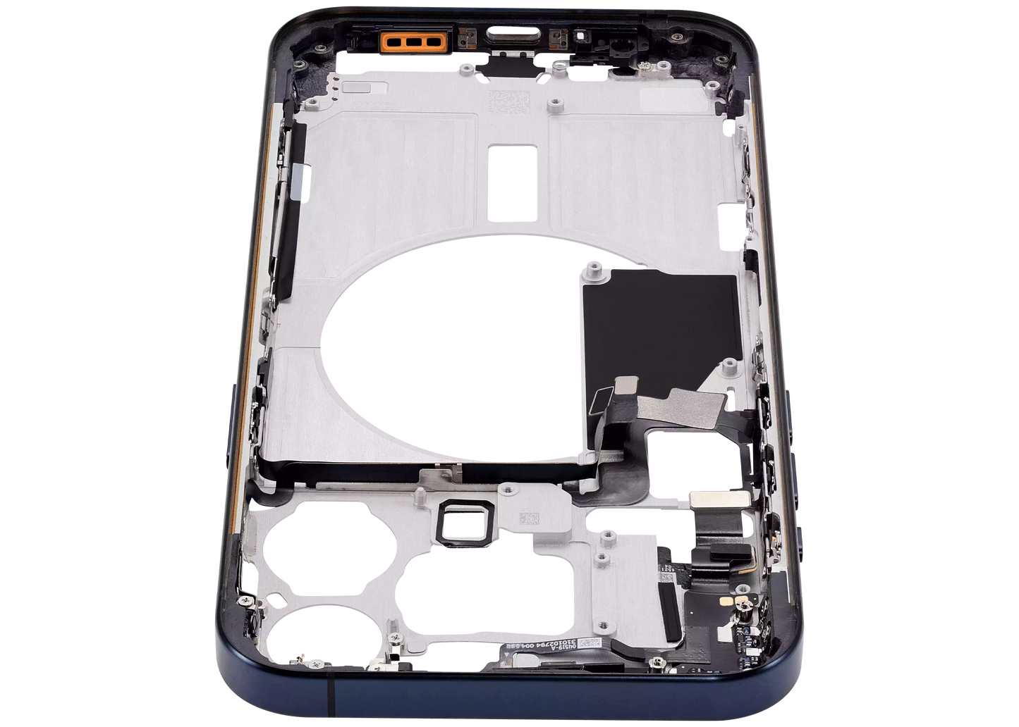 Mid-Frame Housing W/ Small Parts For iPhone 15 Pro Max (EU / Global Version) (Aftermarket Plus) (Blue Titanium)