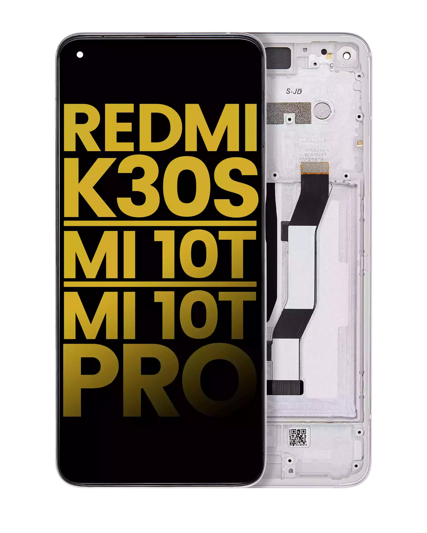 LCD Assembly With Frame For Xiaomi Redmi K30S / Mi 10T / Mi 10T Pro 5G (Refurbished) (White) - replacement part product image SKU 107082104903 - image 1
