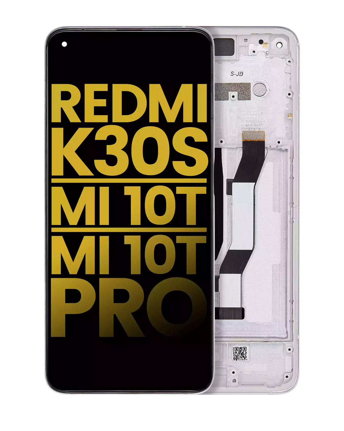 LCD Assembly With Frame For Xiaomi Redmi K30S / Mi 10T / Mi 10T Pro 5G (Refurbished) (White) - replacement part product image SKU 107082104903 - image 1