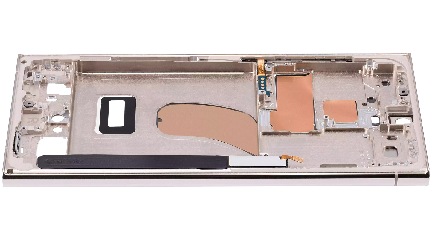 Mid-Frame Housing For Samsung Galaxy S23 Ultra 5G (US & International Version) (Cream)