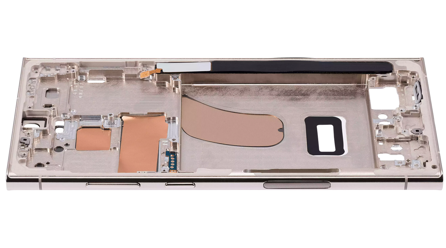Mid-Frame Housing For Samsung Galaxy S23 Ultra 5G (US & International Version) (Cream)