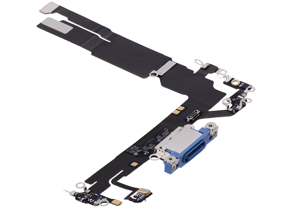 Charging Port Flex Cable For iPhone 16 (Premium) (Ultramarine) — product photo 4