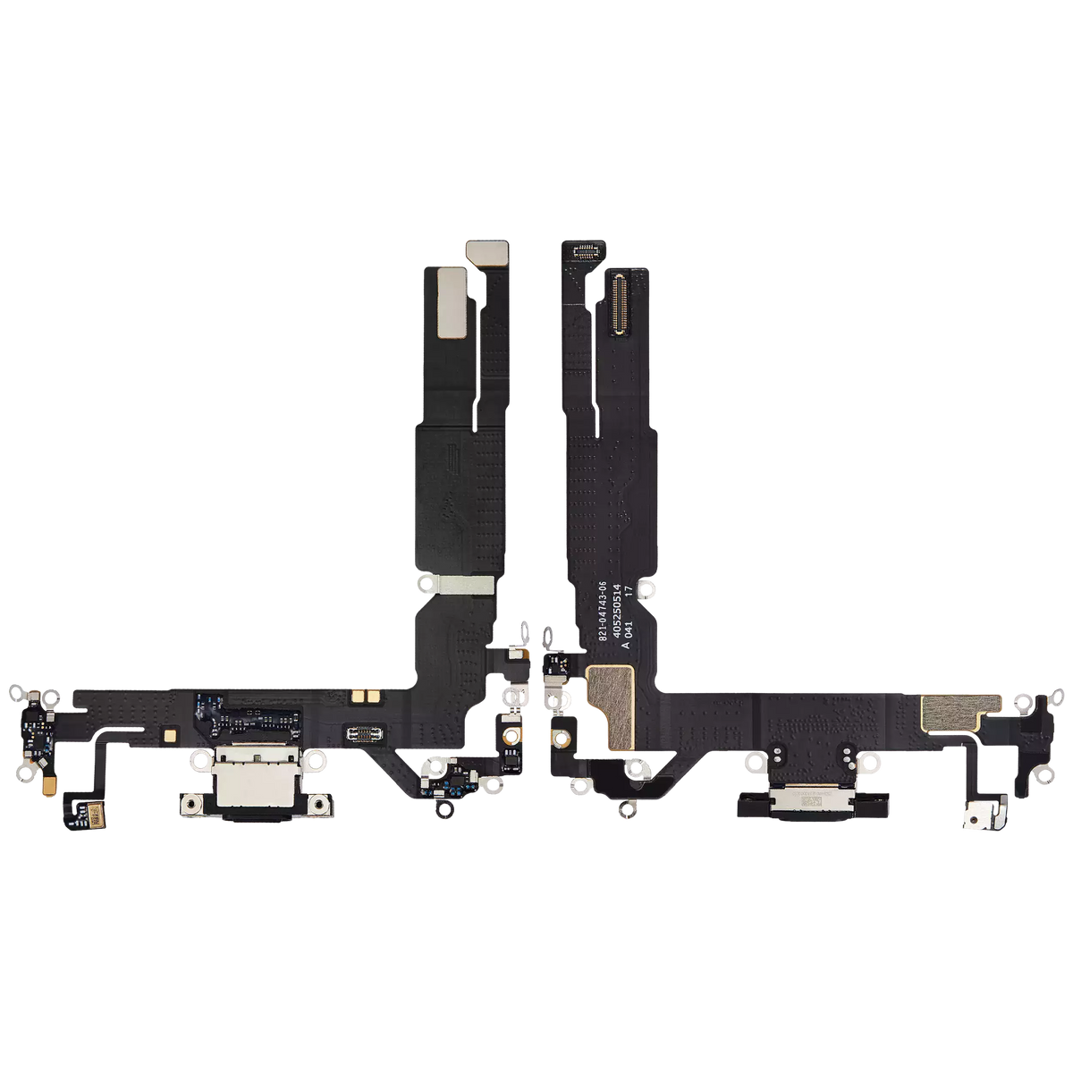 Charging Port Flex Cable For iPhone 16 (Premium) (Black) — product photo 2