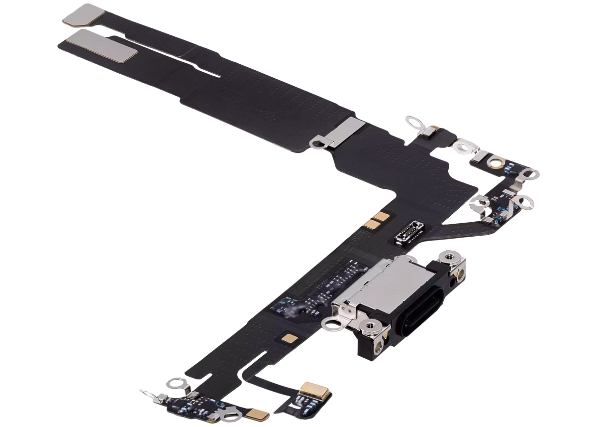 Charging Port Flex Cable For iPhone 16 (Premium) (Black) — product photo 4