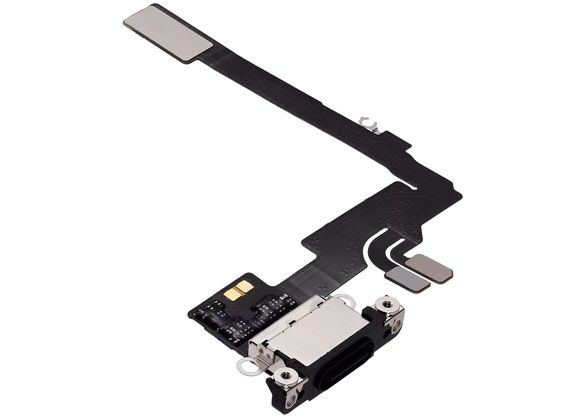 Charging Port Flex Cable For iPhone 16 Pro (Premium) (Black Titanium) — product photo 4