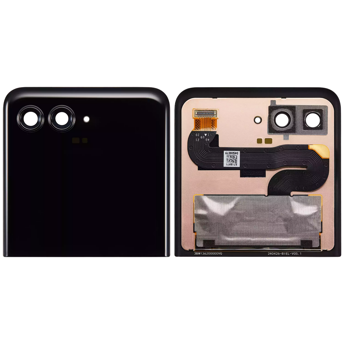 Outer OLED Assembly Without Frame For Motorola Razr 2024 / Razr 50 (XT2453 / 2024) - Motorola replacement part image 2