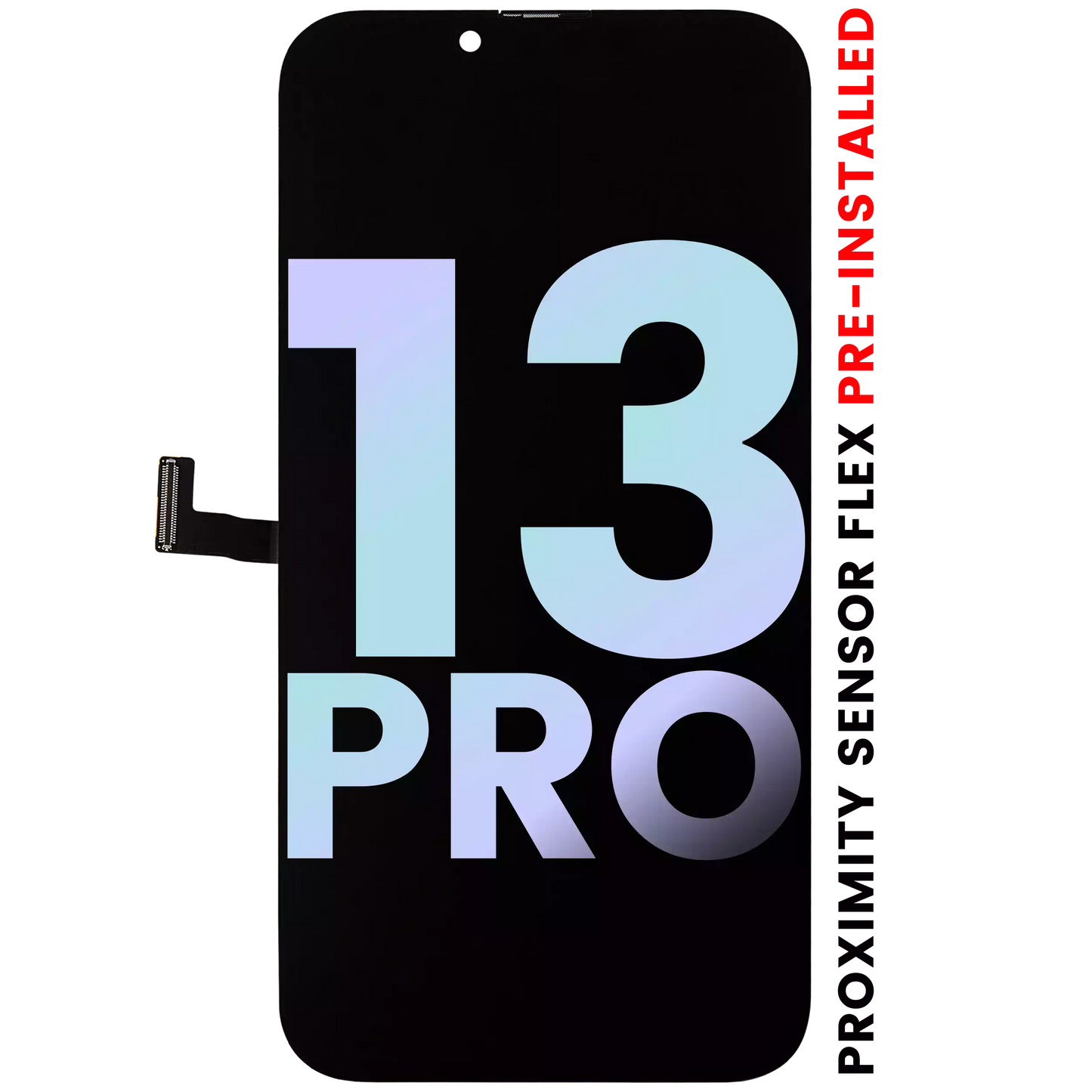 OLED Assembly With Proximity Sensor Flex Pre-Installed For iPhone 13 Pro (Service Pack)