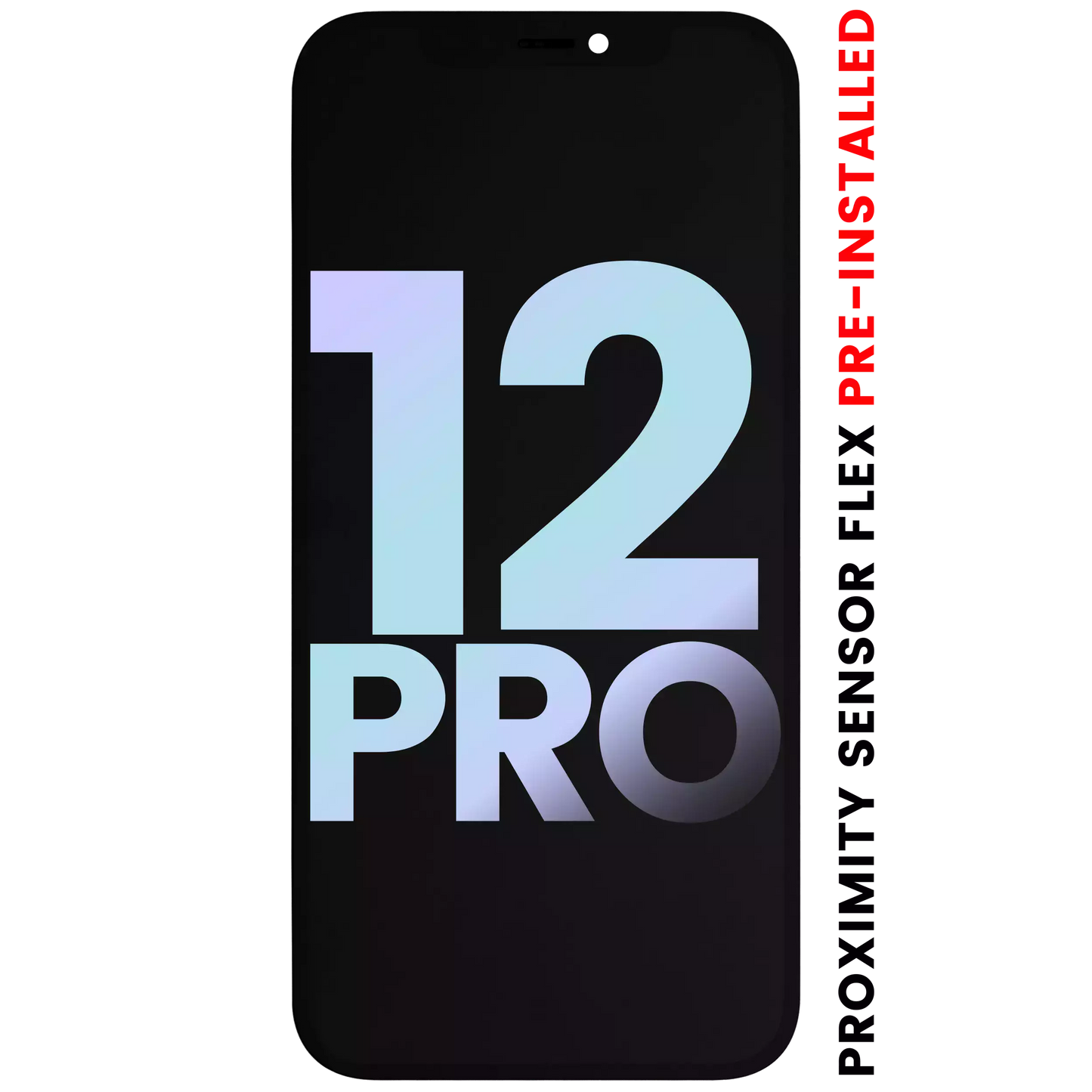 OLED Assembly With Proximity Sensor Flex Pre-Installed For iPhone 12 Pro (Service Pack)