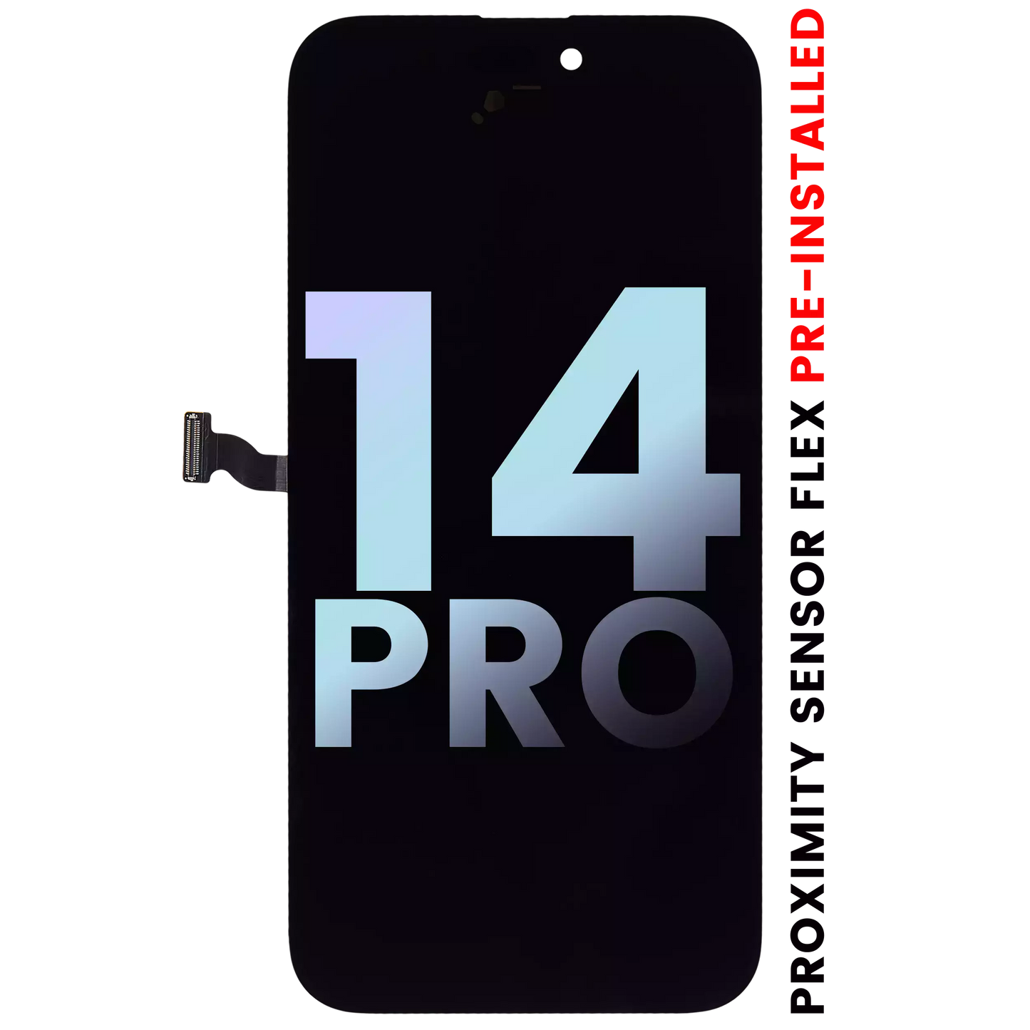OLED Assembly With Proximity Sensor Flex Pre-Installed For iPhone 14 Pro (Service Pack)