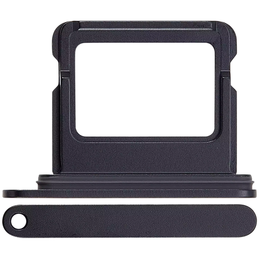 Single Sim Card Tray For iPhone 16 / 16 Plus (Black)7
