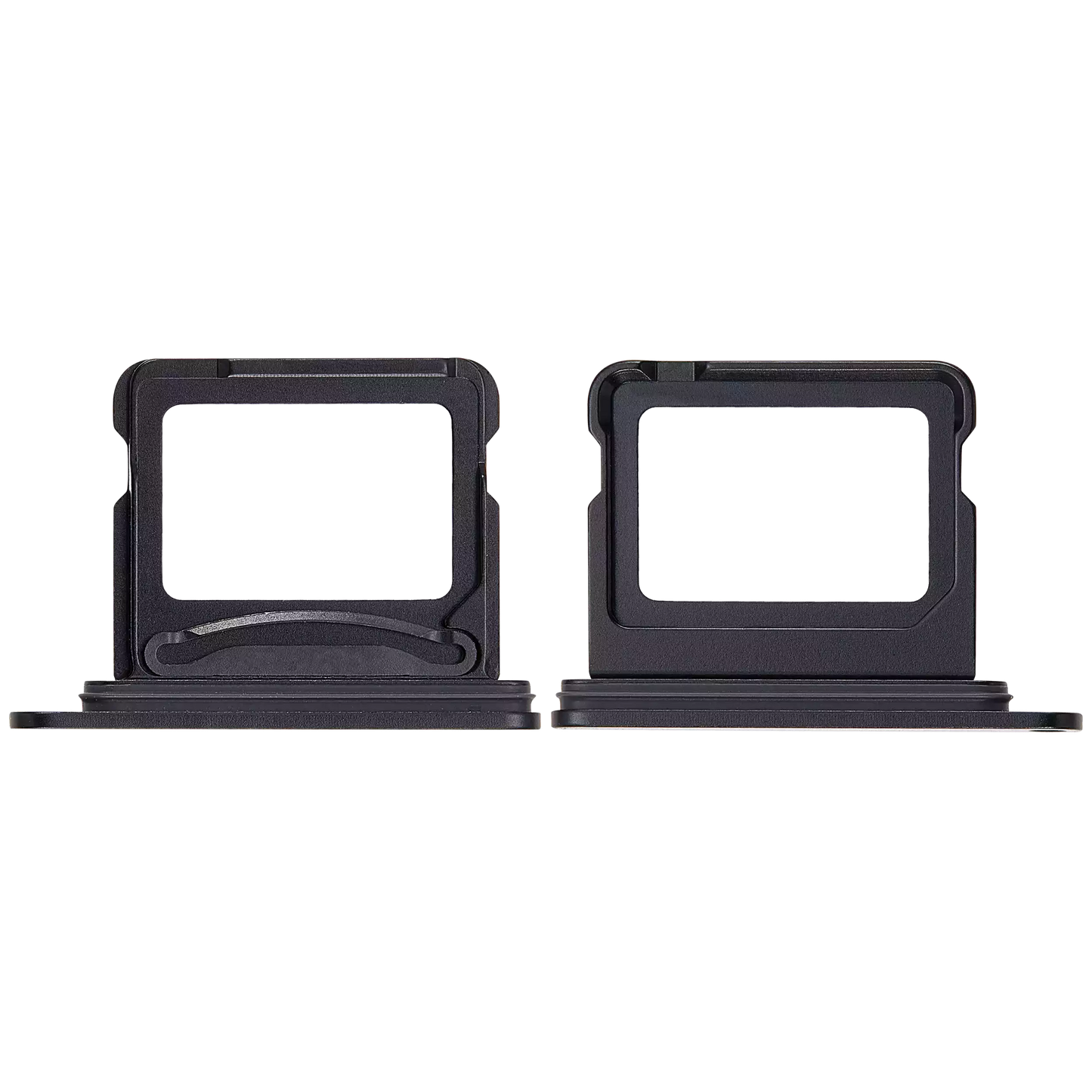 Dual Sim Card Tray For iPhone 16 / 16 Plus (Black)
