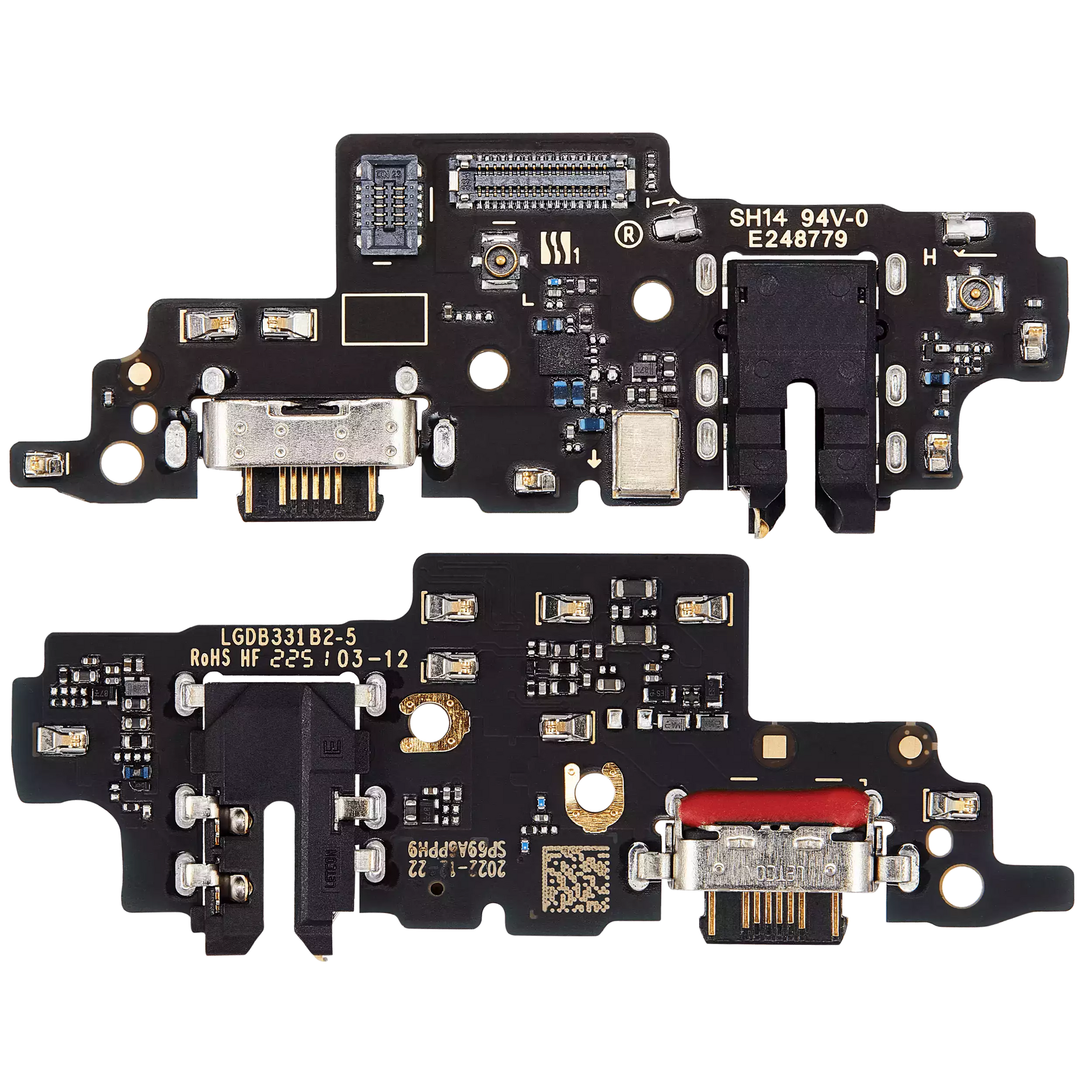 Charging Port Board For Motorola Moto G 5G (XT2313 / 2023) (Genuine OEM) replacement part SKU 107082223349 image 2