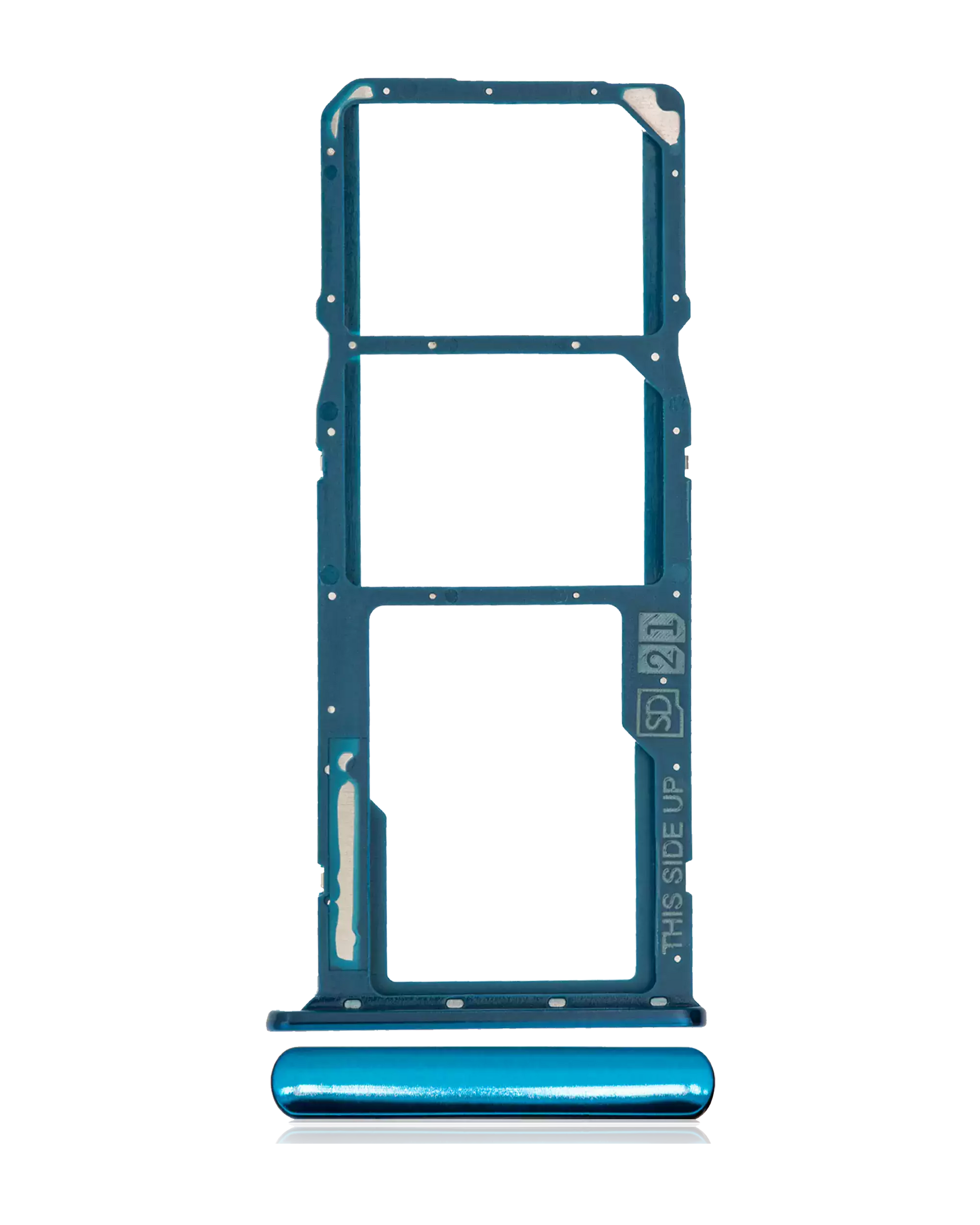 Dual Sim Card Tray For Motorola Moto E6 Play (XT2029 / 2019) (Turquoise Blue) - image 1