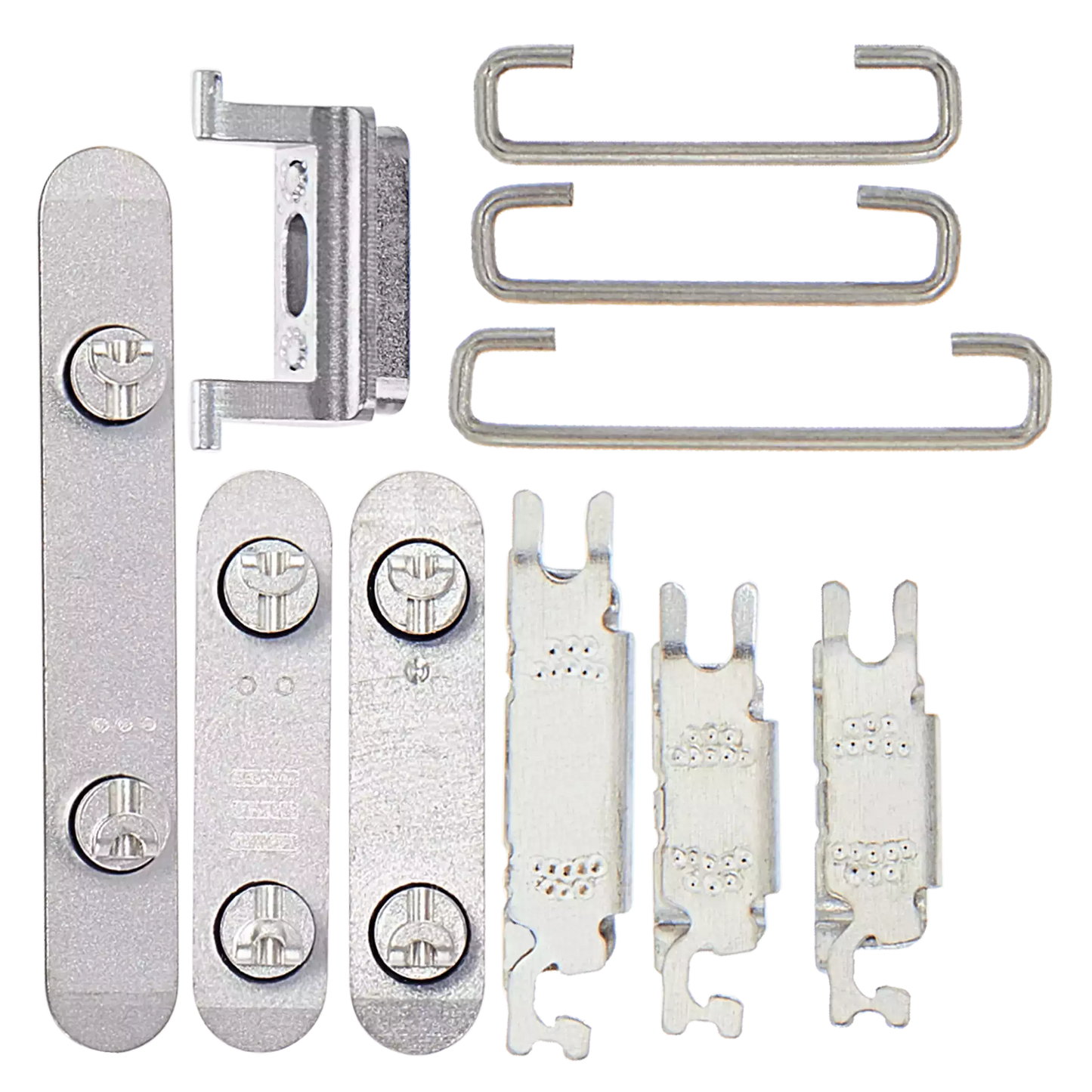 Hard Buttons (Power / Volume / Switch) For iPhone 11 Pro / 11 Pro Max (Silver)