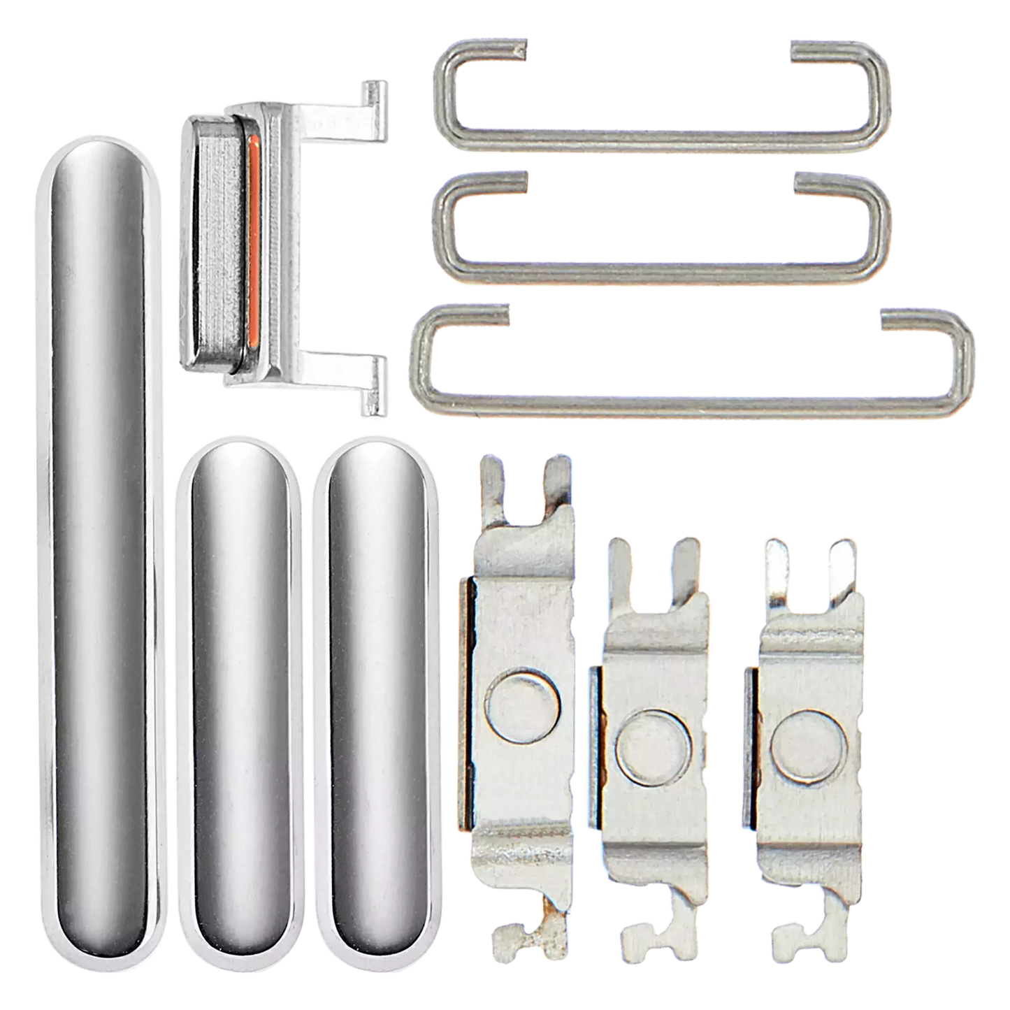 Hard Buttons (Power / Volume / Switch) For iPhone 11 Pro / 11 Pro Max (Silver)