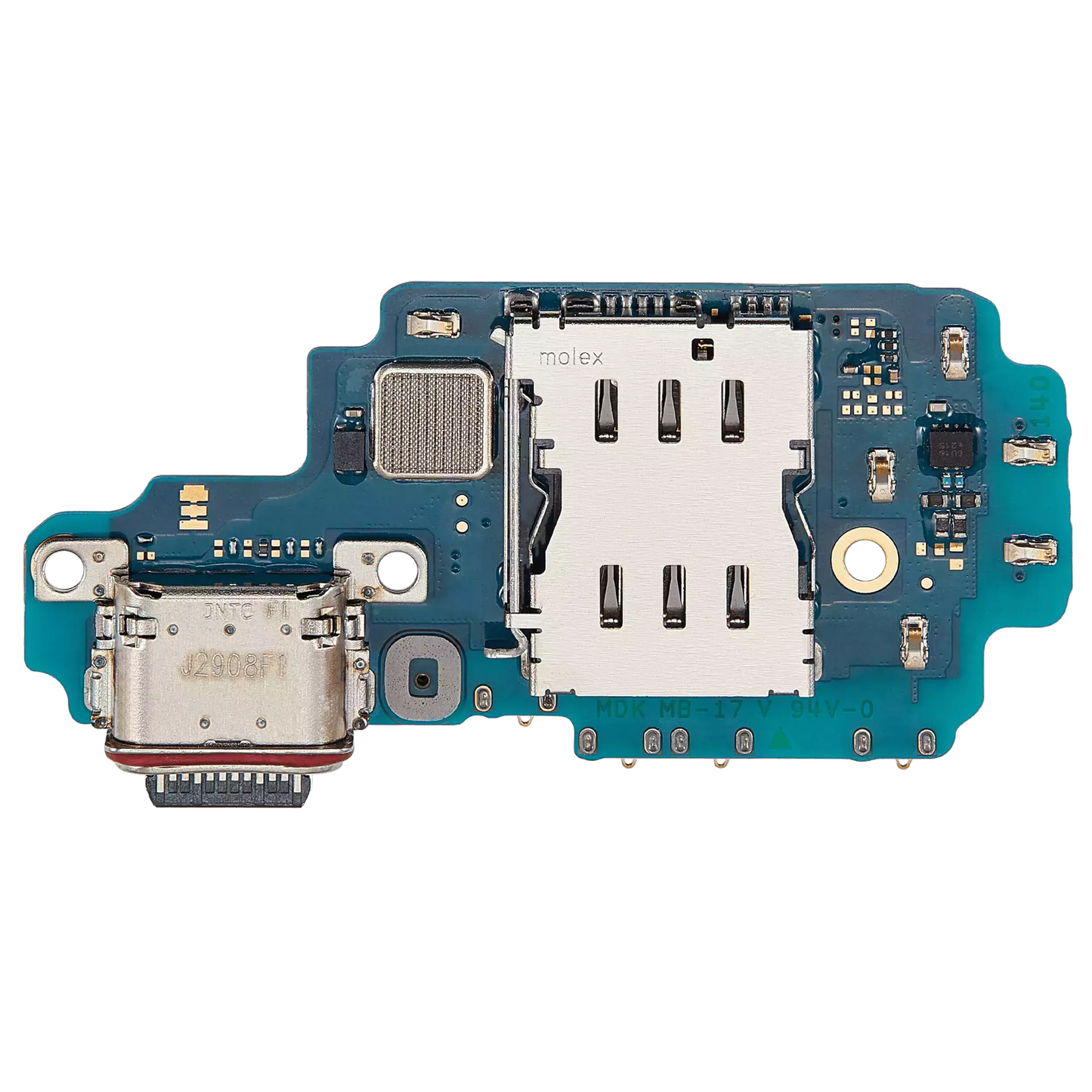 Charging Port Board With Sim Card Reader For Samsung Galaxy S23 Ultra 5G (S918U) (US Version) (Premium)
