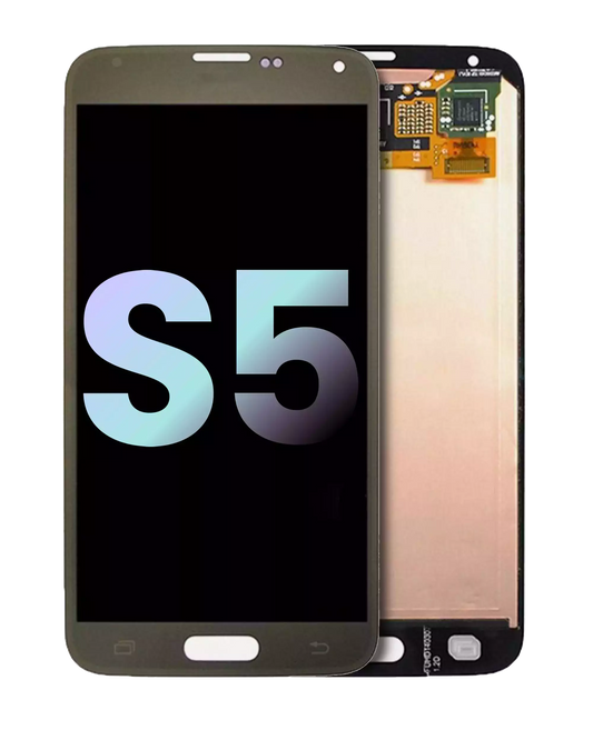 LCD Assembly Without Frame For Samsung Galaxy S5 (Service Pack) (Gold)