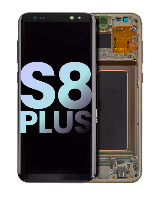 OLED Assembly With Frame For Samsung Galaxy S8 Plus (Service Pack) (Maple Gold)