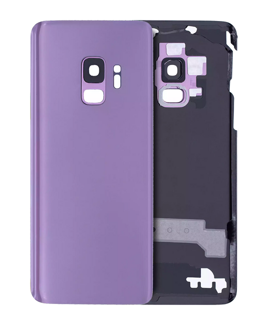 Back Cover Glass With Camera Lens For Samsung Galaxy S9 (No Logo) (Aftermarket Plus) (Lilac Purple)