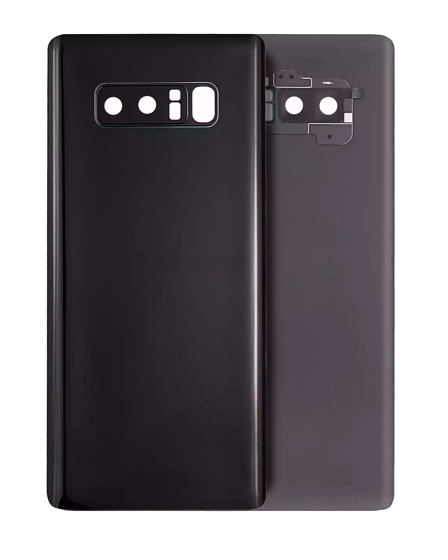 Back Cover Glass With Camera Lens For Samsung Galaxy Note 8 (Service Pack) (Midnight Black)