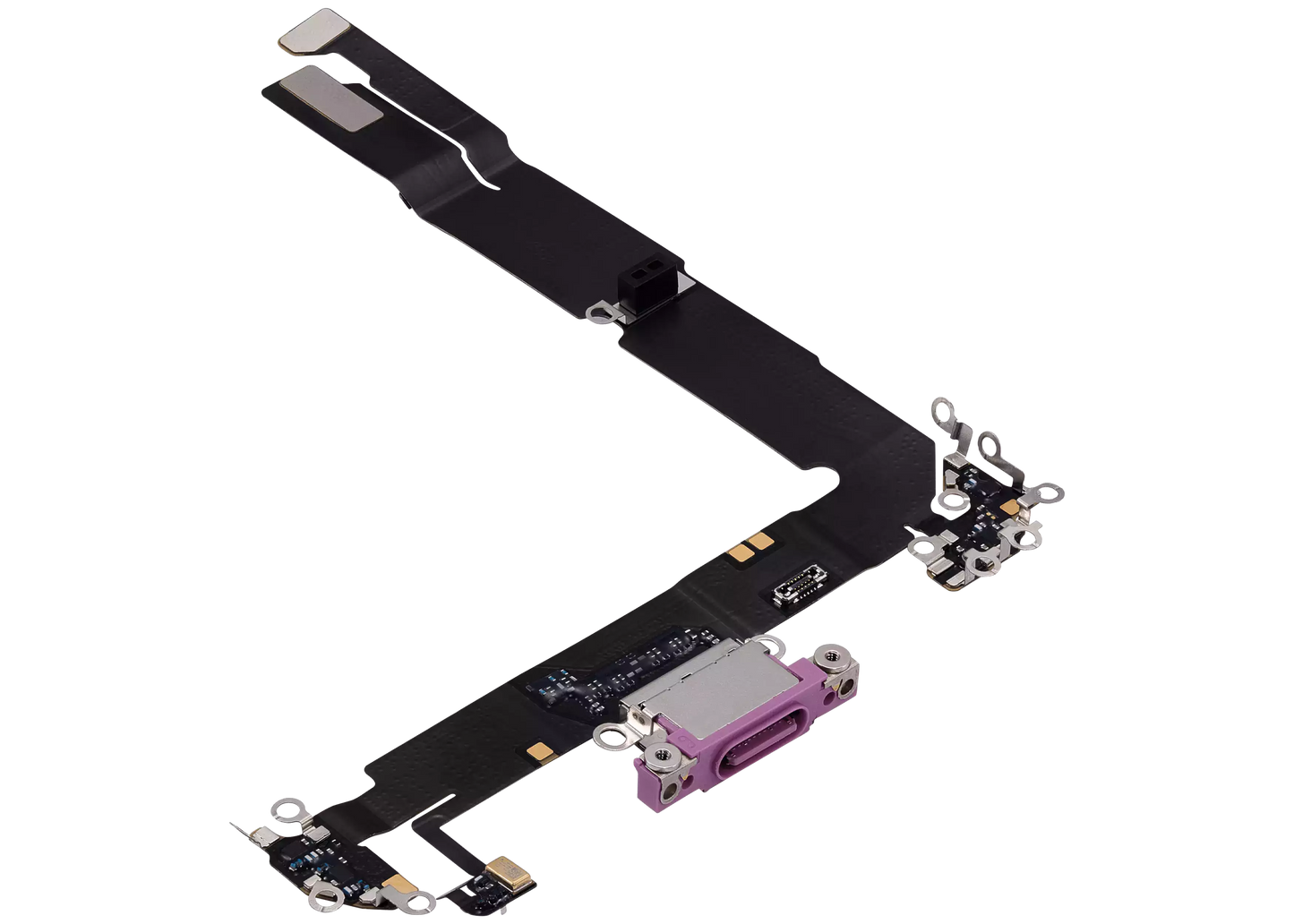 Charging Port Flex Cable For iPhone 16 Plus (Premium) (Pink)