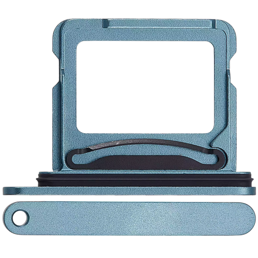 Dual Sim Card Tray For iPhone 16 / 16 Plus (Teal)