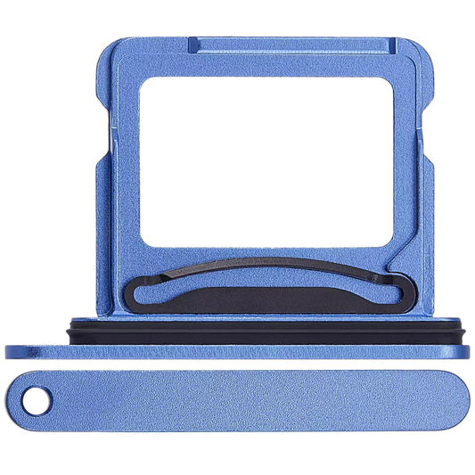Dual Sim Card Tray For iPhone 16 / 16 Plus (Ultramarine)