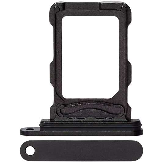 Dual Sim Card Tray For iPhone 16 Pro / 16 Pro Max (Black Titanium)