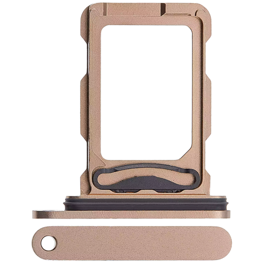 Dual Sim Card Tray For iPhone 16 Pro / 16 Pro Max (Desert Titanium)