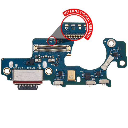 Charging Port With Board For Samsung Galaxy Z Flip 6 (F741N) (International Version) (Premium)