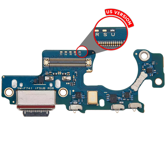 Charging Port With Board For Samsung Galaxy Z Flip 6 (F741U) (Premium) (US Version)