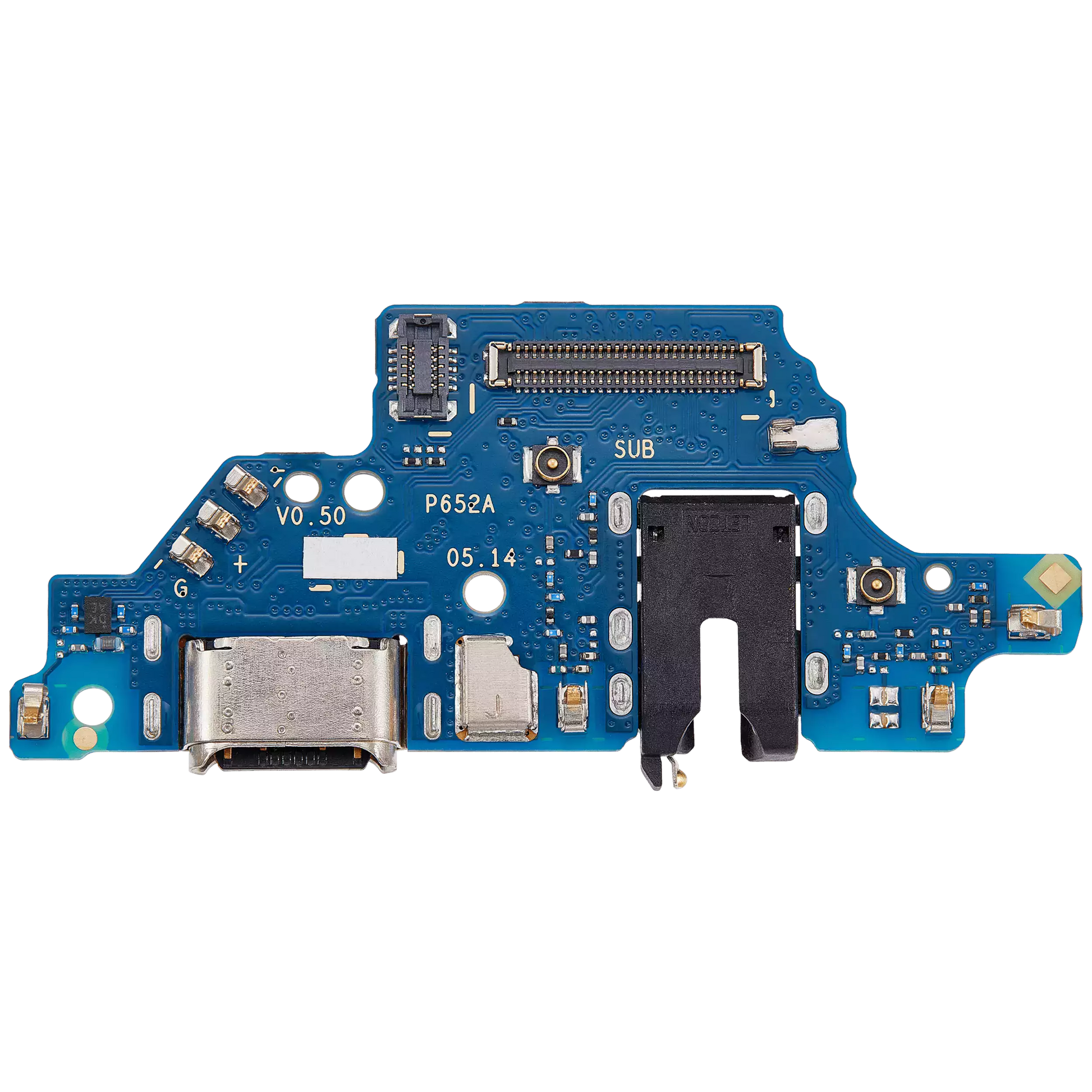Charging Port Board For Motorola Moto G84 (XT2347 / 2023) (Genuine OEM) replacement part SKU 107182092477 image 1