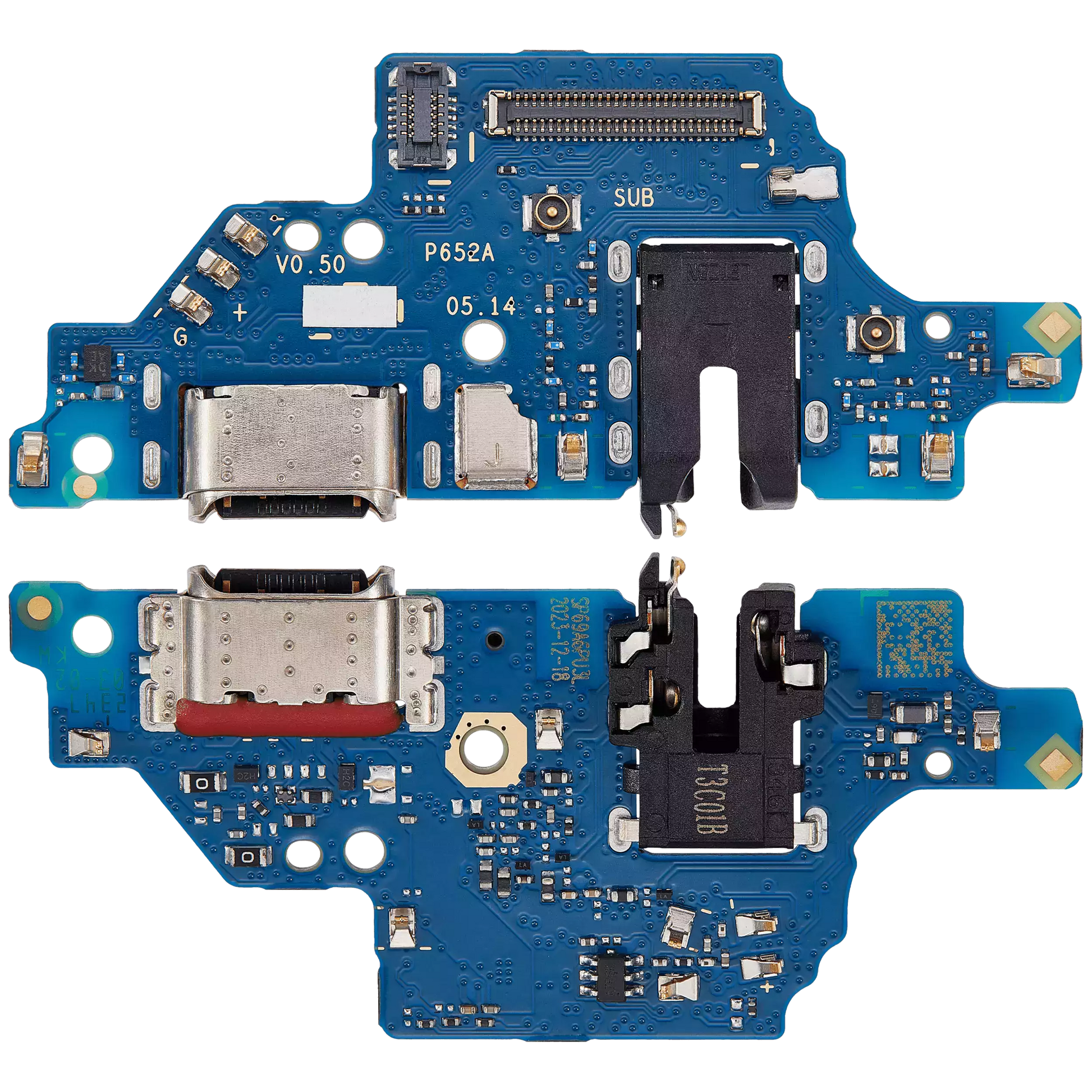 Charging Port Board For Motorola Moto G84 (XT2347 / 2023) (Genuine OEM) replacement part SKU 107182092477 image 2