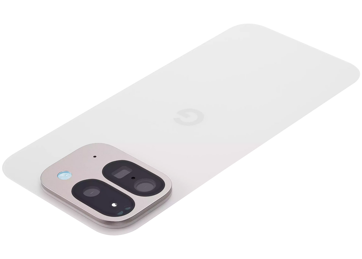 Back Cover Glass For Google Pixel 9 Pro Fold (Used OEM Pull: Grade A) (Porcelain) - phone repair part close-up