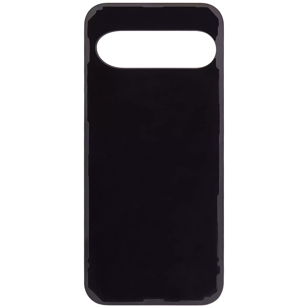 Back Cover Glass For Google Pixel 9 (Used OEM Pull: Grade A) (Obsidian) - replacement component detail view
