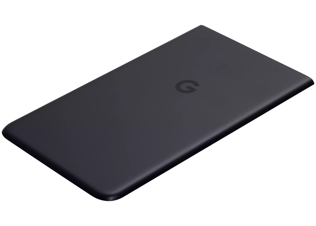 Back Cover Glass For Google Pixel 8 Pro (Used OEM Pull: Grade A) (Obsidian) - phone repair part close-up