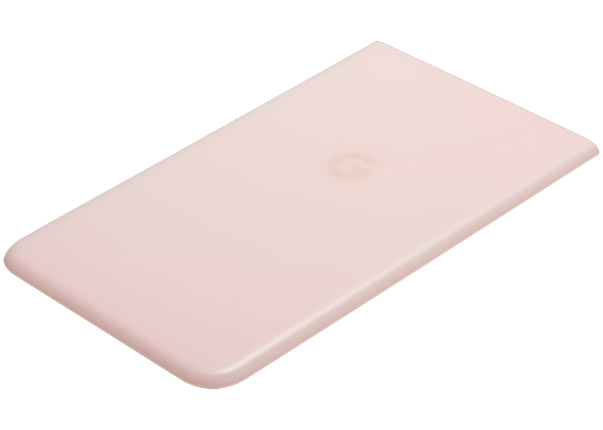 Back Cover Glass For Google Pixel 8 (Used OEM Pull: Grade A) (Rose) - phone repair part close-up