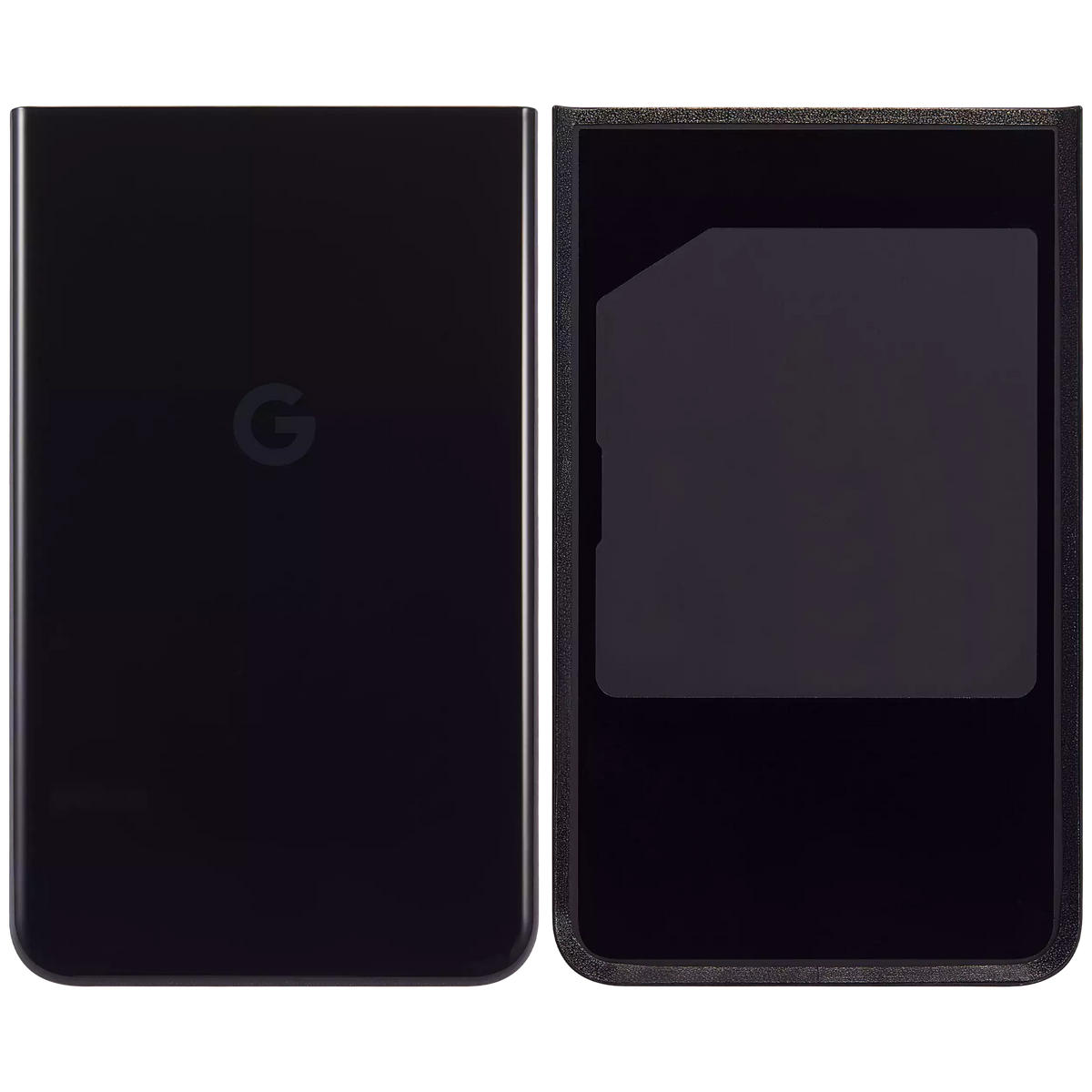 Back Cover Glass For Google Pixel 8 (Used OEM Pull: Grade A) (Obsidian) - repair component alternate view