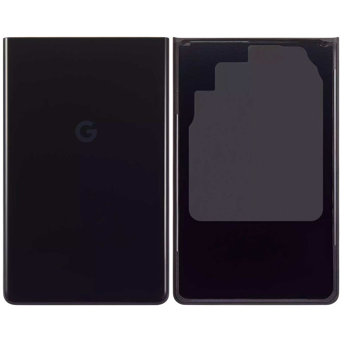 Back Cover Glass For Google Pixel 7 Pro (Used OEM Pull: Grade A) (Obsidian) - repair component alternate view