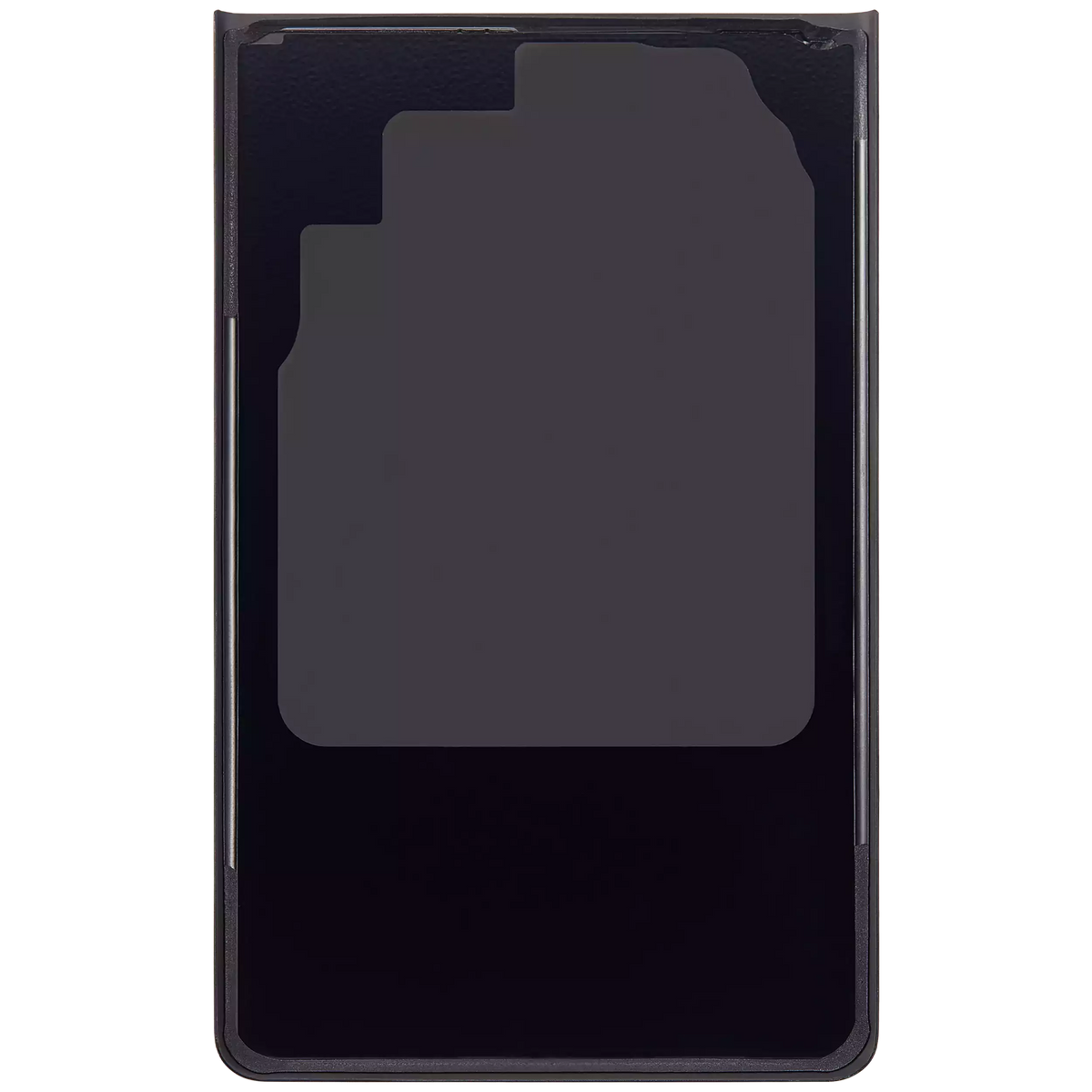 Back Cover Glass For Google Pixel 7 Pro (Used OEM Pull: Grade A) (Obsidian) - phone repair part close-up