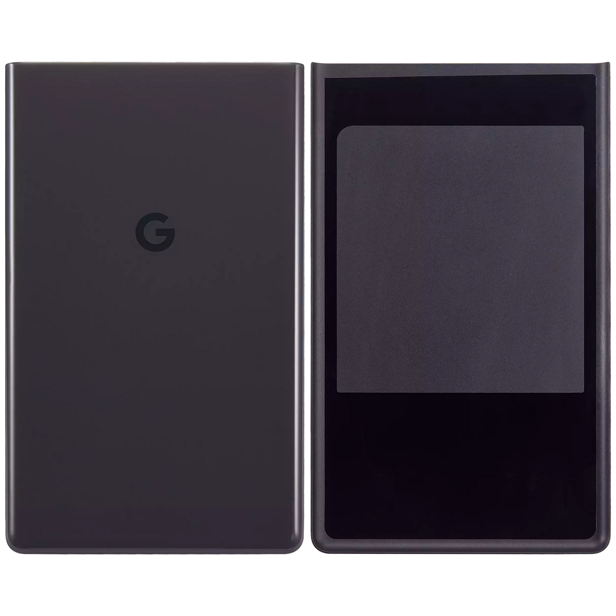 Back Cover Glass For Google Pixel 6 Pro (Used OEM Pull: Grade A) (Stormy Black) - repair component detailed angle