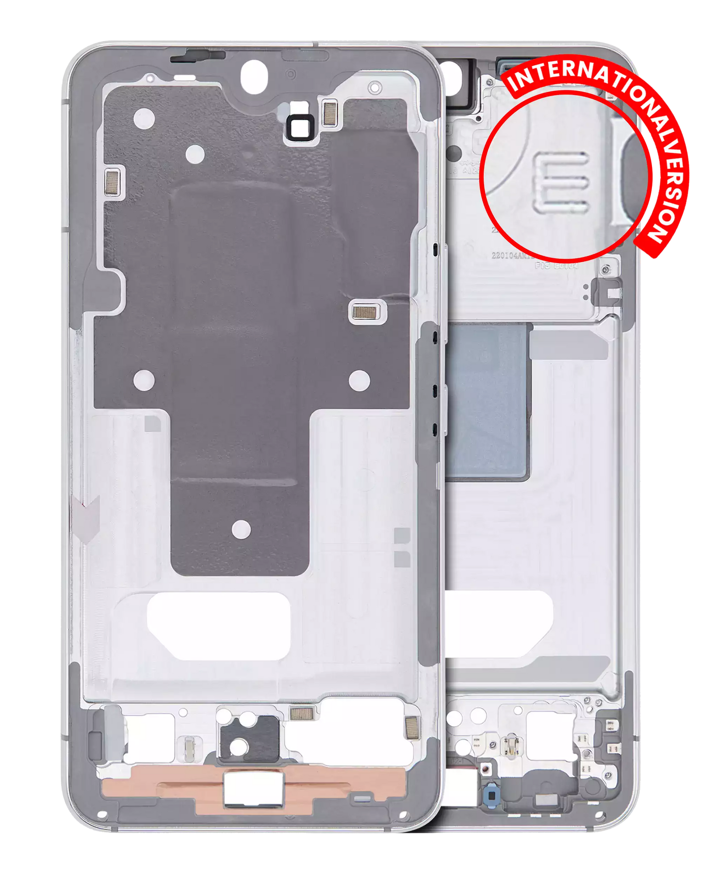 Mid-Frame Housing For Samsung Galaxy S22 5G (International Version) (White)