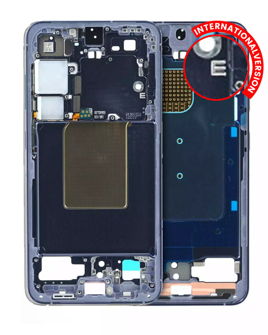 Mid-Frame Housing For Samsung Galaxy S24 5G (International version) (Service Pack) (Cobalt Violet)