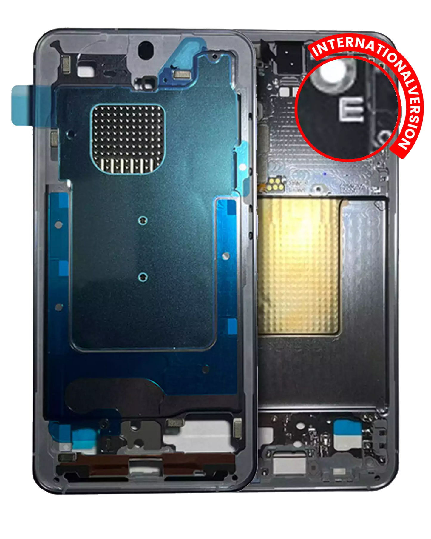Mid-Frame Housing For Samsung Galaxy S24 5G (International version) (Service Pack) (Sapphire Blue)