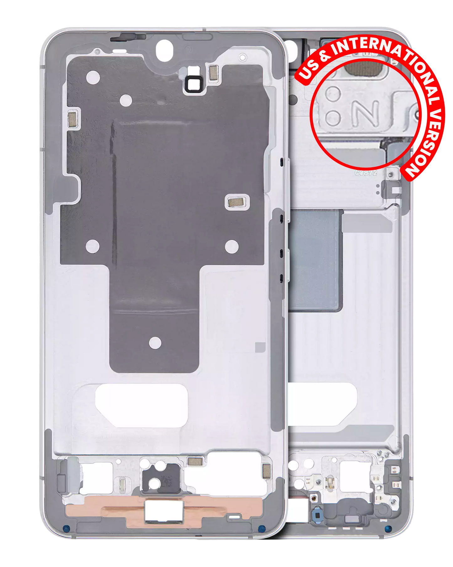 Mid-Frame Housing For Samsung Galaxy S22 5G (US & International Version) (White)