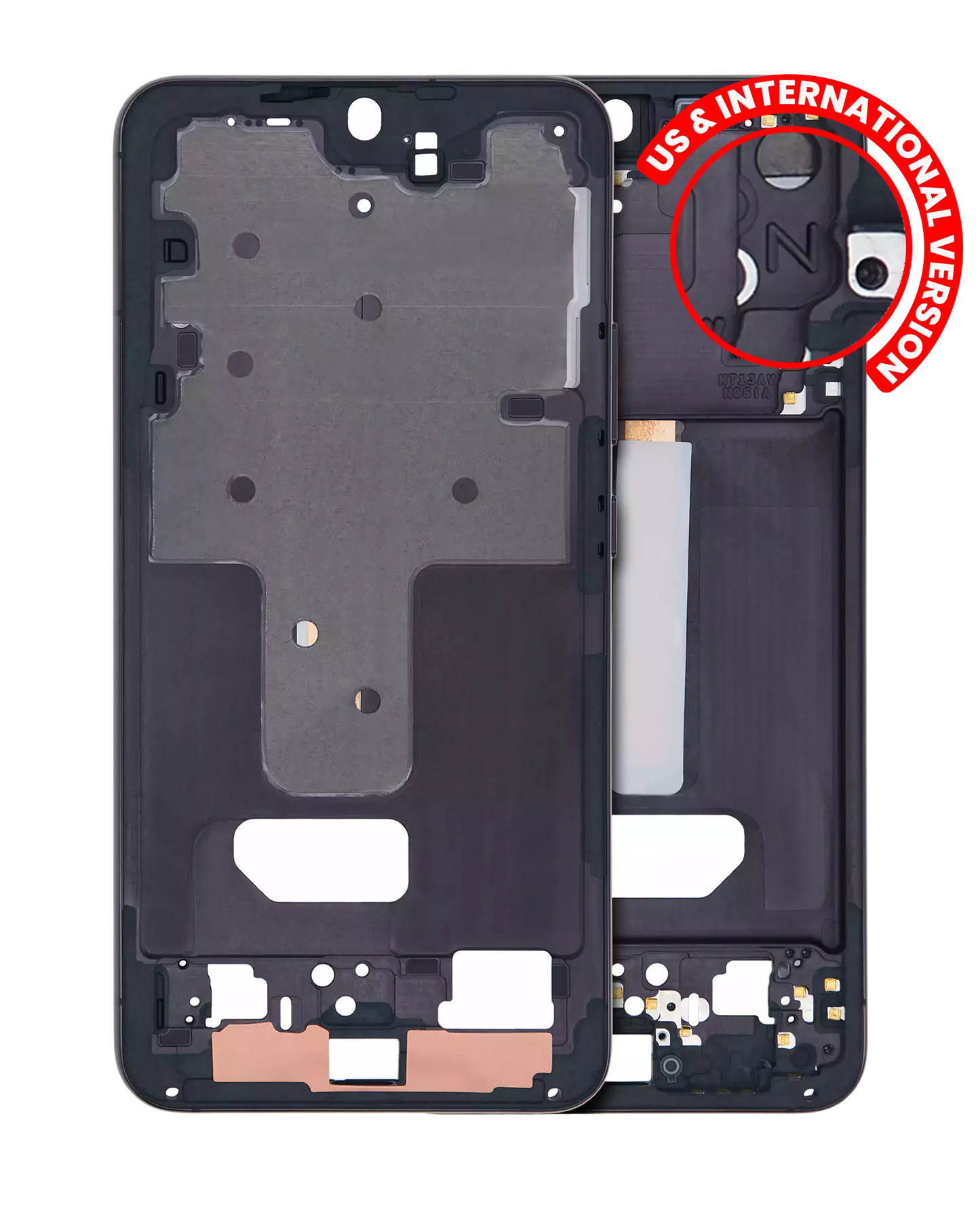Mid-Frame Housing For Samsung Galaxy S22 Plus 5G (US & International Version) (Phantom Black)