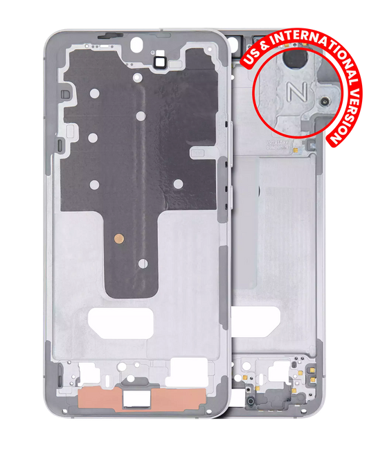 Mid-Frame Housing For Samsung Galaxy S22 Plus 5G (US & International Version) (White)