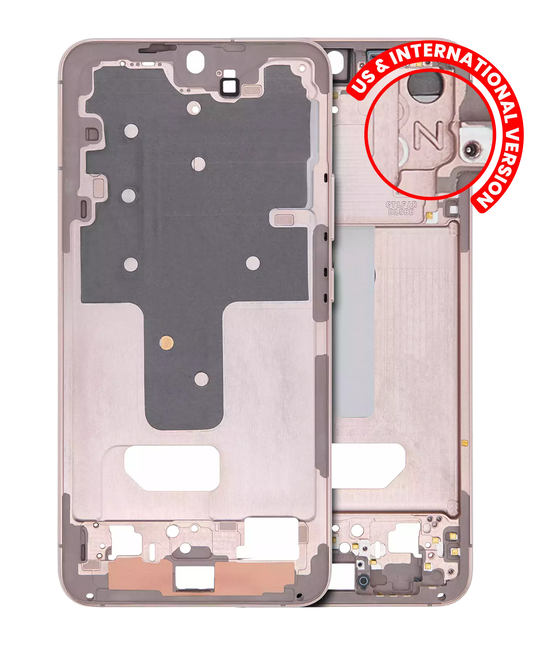 Mid-Frame Housing For Samsung Galaxy S22 Plus 5G (US & International Version) (Violet / Pink / Gold)