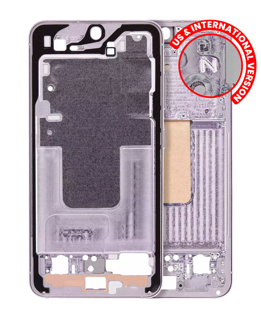 Mid-Frame Housing For Samsung Galaxy S23 5G (US & International Version) (Lavender)