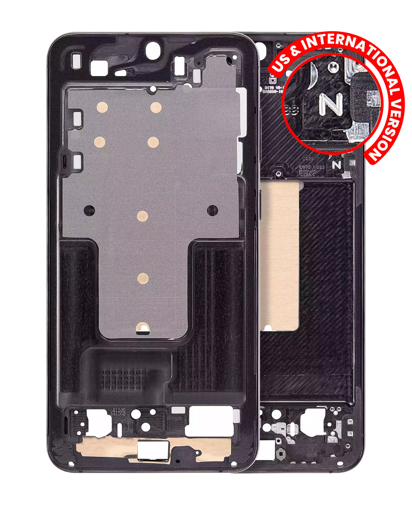Mid-Frame Housing For Samsung Galaxy S23 Plus 5G (US & International Version) (Phantom Black)